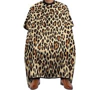 Cape De Coiffeur Brown Cheetah Leopard Art Antiadhésif Capes De Barbier Imperméable Robe De Barbier Pour Barbiers Unisexe Protection Du Vêtement 140X168Cm
