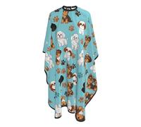 Cape De Coiffeur Chocolate Yorkie Maltese Biewer Terriers Cute Toy Dogs Professionnelle Capes De Coupe Salon Cape De Cheveux Pour Unisexe Coiffeurs 140X168Cm