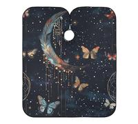 Cape De Coiffeur Dream Catcher Butterfly Moon Capes De Barbier Salon Capes De Coupe Imperméable Cape De Cheveux Pour Barbiers Protection Du Vêtement Studio Et Maison 140X168Cm