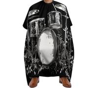 Cape De Coiffeur Drums Set Salon Cape De Cheveux Antistatique Capes De Coupe Pour Protection Du Vêtement Unisexe 140X168Cm