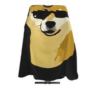 Cape De Coiffeur Funny Shiba Inu Thug Dog Life Sunglasses Art Antiadhésif Robe De Barbier Salon Capes De Coupe Pour Protection Du Vêtement Unisexe 140X168Cm