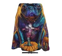Cape De Coiffeur Halloween Dog Pumpkin Art Professionnelle Cape De Cheveux Imperméable Capes De Coupe Pour Protection Du Vêtement Barbiers 140X168Cm