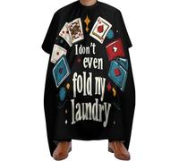 Cape De Coiffeur I Don'T Even Fold My Laundry Salon Tablier De Coiffeur Professionnelle Cape De Cheveux Pour Barbiers Coiffeurs 140X168Cm