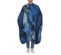 Cape De Coiffeur Indigo Rock Flakes Capes De Barbier Imperméable Tablier De Coiffeur Professionnelle Robe De Barbier Pour Barbiers Coiffeurs Protection Du Vêtement 140X168Cm