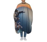 Cape De Coiffeur Italy Sea At Sunset Professionnelle Robe De Barbier Salon Capes De Barbier Pour Unisexe Studio Et Maison 140X168Cm