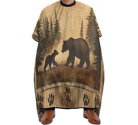 Cape De Coiffeur Mother And Cub In The Wild Antiadhésif Tablier De Coiffeur Antistatique Cape De Cheveux Pour Coiffeurs Unisexe 140X168Cm