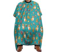 Cape De Coiffeur Nourriture De Malbouffe Pour Welsh Corgi Antiadhésif Capes De Coupe Professionnelle Cape De Cheveux Pour Protection Du Vêtement Barbiers 140X168Cm