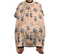 Cape De Coiffeur Opossums Désorientés Imperméable Capes De Coupe Salon Cape De Cheveux Pour Studio Et Maison Barbiers 140X168Cm