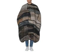 Cape De Coiffeur Organic Texture Grainy Horizontal Texture Tile Antiadhésif Cape De Cheveux Professionnelle Tablier De Coiffeur Pour Protection Du Vêtement Barbiers Coiffeurs 140X168Cm