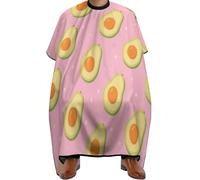 Cape De Coiffeur Pink Avocado Art Imperméable Robe De Barbier Antiadhésif Cape De Cheveux Pour Coiffeurs Unisexe Protection Du Vêtement 140X168Cm