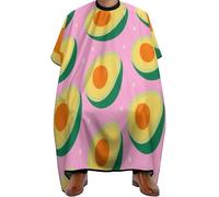 Cape De Coiffeur Pink Avocado Art Professionnelle Capes De Barbier Antistatique Cape De Cheveux Pour Unisexe Studio Et Maison Protection Du Vêtement 140X168Cm