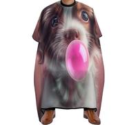 Cape De Coiffeur Puppy Bubble Gum Capes De Barbier Professionnelle Robe De Barbier Imperméable Tablier De Coiffeur Pour Coiffeurs Unisexe Protection Du Vêtement 140X168Cm
