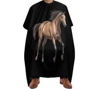 Cape De Coiffeur Running Arabian Horse Cape De Cheveux Antiadhésif Capes De Barbier Antistatique Capes De Coupe Pour Protection Du Vêtement Coiffeurs Studio Et Maison 140X168Cm