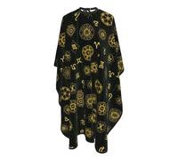 Cape De Coiffeur Sacred Zodiac Symbol Magic Occult Antiadhésif Capes De Coupe Salon Cape De Cheveux Pour Coiffeurs Barbiers 140X168Cm