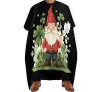 Cape De Coiffeur St. Patrick'S Day Gnome Salon Capes De Barbier Imperméable Capes De Coupe Pour Barbiers Unisexe 140X168Cm