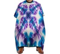 Cape De Coiffeur Tie Dye Art Antistatique Robe De Barbier Professionnelle Capes De Coupe Pour Barbiers Coiffeurs Studio Et Maison 140X168Cm