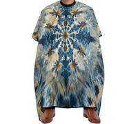 Cape De Coiffeur Tie Dye Art Imperméable Capes De Coupe Professionnelle Cape De Cheveux Pour Barbiers Coiffeurs Studio Et Maison 140X168Cm