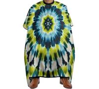 Cape De Coiffeur Tie Dye Art Professional Salon Cape De Cheveux Professionnelle Robe De Barbier Pour Unisexe Barbiers Studio Et Maison 140X168Cm