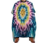 Cape De Coiffeur Tie Dye Art Professionnelle Cape De Cheveux Antiadhésif Capes De Coupe Pour Barbiers Unisexe Studio Et Maison 140X168Cm