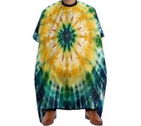 Cape De Coiffeur Tie Dye Art Salon Cape De Cheveux Professionnelle Capes De Coupe Pour Protection Du Vêtement Studio Et Maison Unisexe 140X168Cm