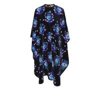 Cape De Coiffeur Trippy Magic Wolf Flowers Florals Salon Tablier De Coiffeur Imperméable Capes De Coupe Pour Protection Du Vêtement Unisexe 140X168Cm
