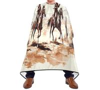 Cape De Coiffeur Two Cowboy Tablier De Coiffeur Antiadhésif Cape De Cheveux Salon Capes De Barbier Pour Barbiers Unisexe Studio Et Maison 140X168Cm
