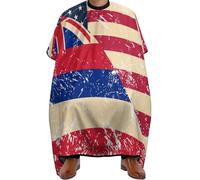 Cape De Coiffeur Vintage U.S.A And Hawaii State Flag Capes De Coupe Antiadhésif Cape De Cheveux Professionnelle Capes De Barbier Pour Protection Du Vêtement Unisexe Studio Et Maison 140X168Cm