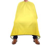 Cape De Coiffeur Yellow Solid Color Robe De Barbier Professionnelle Cape De Cheveux Antistatique Capes De Barbier Pour Coiffeurs Barbiers Unisexe 140X168Cm