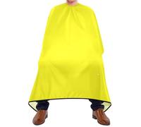 Cape De Coiffeur Yellow Solid Color Tablier De Coiffeur Professionnelle Cape De Cheveux Antiadhésif Robe De Barbier Pour Protection Du Vêtement Studio Et Maison Unisexe 140X168Cm