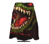 Cape De Coiffure Gueule De Serpent Vert Barber Cape De Salon Professionnel Perméable À L'Air Anti-Taches Coupe Cheveux, Pour Le Dyeing, Femme, Adultes, 140x168cm