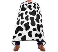 Cape De Coiffure Imprimé À Taches De Vache Cape De Salon De Coiffure Anti Statique Anti-Taches Coupe Cheveux, Pour Femme, Le Dyeing, Adultes, 140x168cm