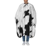 Cape De Coiffure Imprimé Vache Cape De Salon De Coiffure Anti Statique Anti-Taches Tablier De Barbier, Pour Adultes, Femme, Le Dyeing, 140x168cm
