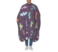 Cape De Coiffure Mains Geste Animaux Ombre Tablier De Barbier Lavable Cape De Salon De Coiffure, Pour Le Lavage Des Cheveux, Coloration Des Cheveux, Coiffure, 140×168cm