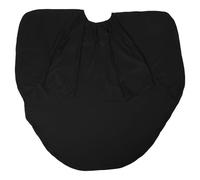 Cape de Coiffure Manches, Réutilisable, Pliable, Noire 130x125x0,6cm | Pongee Résistant aux Taches, Protège des Cheveux Coupés et Éclaboussures, pour Salons, Barbiers ou Coupes Garçon Fille