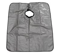 Cape de Coiffure Noire en EVA, Réglable pour Cou et cheveux | Usage Maison ou Décoloration, Matière Douce et Lisse, Nettoyage Facile, Pensée pour Coiffeurs et Maquilleurs
