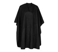 Cape de Coiffure Professionnelle DIVINA VITAE Unisexe avec Boutons-pression, Taille réglable de 29 à 54 cm/11 à 21 pouces, Imperméable pour Coupe de Cheveux et Coiffage de Couleur (Noir)