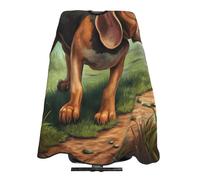 Cape De Coiffure Reniflement De Chien De Saint-Hubert Cape De Salon De Coiffure Lavable Réglable Coupe Cheveux, Pour Adultes, Le Dyeing, Femme, 140x168cm