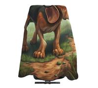 Cape De Coiffure Reniflement De Chien De Saint-Hubert Cape De Salon De Coiffure Perméable À L'Air Réglable Coupe Cheveux, Pour Femme, Le Dyeing, Adultes, 140x168cm