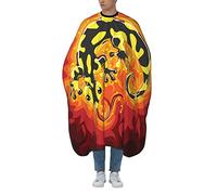 Cape De Coiffure Salamandre De Feu En Flamme Barber Cape De Salon Professionnel Perméable À L'Air Tablier De Coiffure D’Enfants, Pour Coloration Des Cheveux, Femme, Adultes, 140×168cm