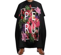Cape De Coupe De Cheveux Fleurs Du Pérou Universelle Tablier De Coiffure Réglable Cape De Cheveux Pour Hommes Coiffeurs Adolescents