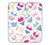 Cape De Coupe De Cheveux Modèle De Maillot De Bain Imperméable Tablier De Barbier Professionnelle Cape De Cheveux Pour Salon Adultes Couper