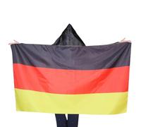 Cape de drapeau de l'Allemagne, 0,9 x 1,5 m, article de fan du drapeau de | Drapeau allemand portable Le jour de l'unité allemande, drapeaux patriotiques allemands, cape, fête, fan de sport