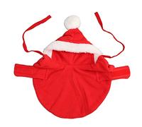 Cape de Noël pour Animal Domestique - Costume Chaud et Doux en Peluche à Capuche pour Chiens, Chats, Teddy Doberman, Husky, Golden Retriever, Bulldog, Border Collie, vêtements de (XS)