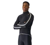 Cape de pluie Castelli Ultra Rain Cape Noir Argent Réfléchissant, Taille XXL