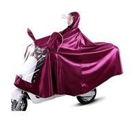 Cape de Pluie Cycle, Ponchos for Femmes, Poncho à Capuche Oxford, Unisexe Coupe-Vent Simple/Double, for vélo, électrique, Moto, Housse Scooter mobilité