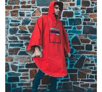 The Peoples Hardy 3.0 Waterproof Poncho Rouge Homme