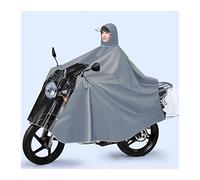 Cape de pluie for vélo, ponchos for femmes, cape unisexe coupe-vent, for, électrique, moto, housse poncho for scooter mobilité(Gray,L)