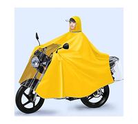 Cape de pluie for vélo, ponchos for femmes, cape unisexe coupe-vent, for, électrique, moto, housse poncho for scooter mobilité(Yellow,L)