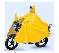 Cape de pluie for vélo, ponchos for femmes, cape unisexe coupe-vent, for, électrique, moto, housse poncho for scooter mobilité(Yellow,5X-Large)