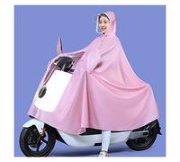 Cape de pluie for vélo, ponchos for femmes, cape unisexe coupe-vent, for, électrique, moto, housse poncho for scooter mobilité(Pink,3X-Large)